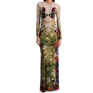 Alice and Olivia Delora Round Neck Dress